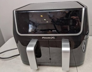 lot 36 image: PowerXL Vortex 10-qt Dual Basket Air Fryer - N