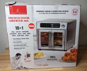 lot 38 image: Emeril Lagasse French Door Air Fryer 360 - N