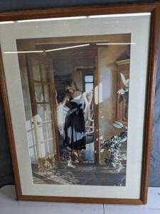 lot 87 image: Santa Fe Sun Framed Art Print by Steve Hanks - N