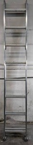 lot 141 image: All American Ladder 16 ft. Aluminum Extension - X