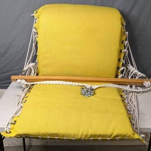 lot 130 image: Sunny Yellow Hammock Chair - X