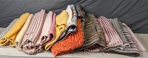 lot 131 image: Colorful Assortment of Throw Rugs - X