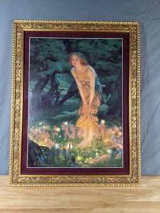 lot 167 image: Framed Art Midsummer Eve by Edward Robert Hughes - X