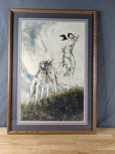 lot 169 image: Framed Replica The Joy of Life by Louis Icart - X