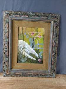 lot 173 image: Framed Abstract Art - X