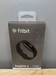 lot 46 image: Brand New Fitbit Inspire 2 Black Fitness Tracker - T