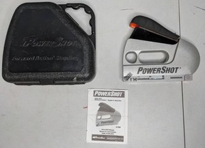 lot 221 image: Power Shot 5700 Heavy Duty Forward Action Stapler & Nail Gun with Case - X