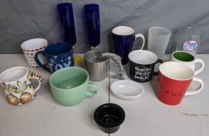 lot 222 image: Assortment of Mugs, Flutes, and More - X