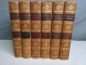 lot 207 image: Antique Book Collection by William Hazlitt The Miscellaneous Works and The Life of Napoleon - X