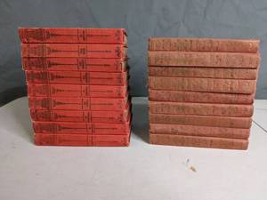 lot 209 image: Collection of Antique 100 Best Stories Short Stories in 10 Volumes and Detective Stories in Ten Volumes - X
