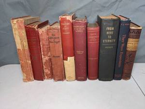 lot 212 image: Collection of Antique Books Adam Bede, Charles Dickens, James Jones and More - X