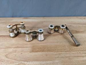 lot 204 image: Vintage Marchand Paris Binoculars French Opera Glasses and Opera Binoculars - X