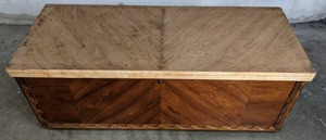 lot 299 image: Lane Cedar Chest with Fold Down Interior Storage - N