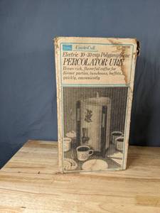 lot 310 image: Vintage Sears Counter Craft Percolator Urn - N