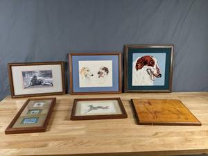 lot 312 image: Collection of Dog Wall Artwork - X
