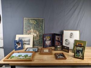 lot 314 image: Collection of Wall Artwork and Frames - X