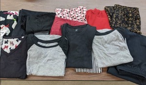 lot 284 image: Lot of Womens Clothing T-Shirts, Sweats, Fleece Pants and More - X