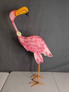 lot 329 image: National Tree Company Artificial Pink Flamingo Garden Decor - N
