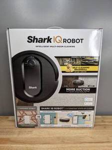 lot 9 image: Brand New Shark IQ Robot Vacuum, Self Cleaning Brushroll Advanced Navigation Home Mapping Powerful Suction Wi-Fi RV1000 - T