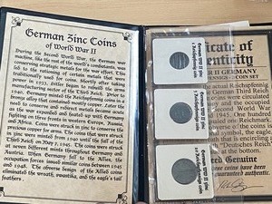 German World War Coins With Display Folder
