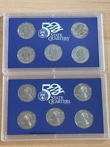 2000-S  2003-S U.S. Quarter Proof Sets