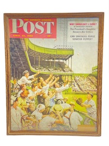 lot 62 image: The Post Covers Framed