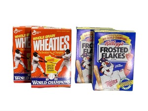 lot 79 image: Kelloggs Collectible Cereal Boxes