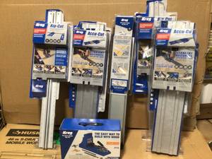 Assorted Lot of Kreg Rip-cut, Accu-Cut Saws (Review all pictures)