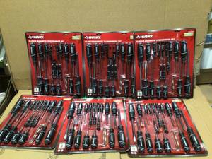 Lot of NEW Husky 20-Piece Magentic Screwdriver Set (count of 6) review all pictures