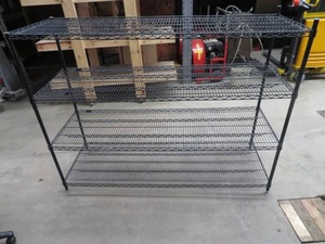 METAL 4 TIER RACKING