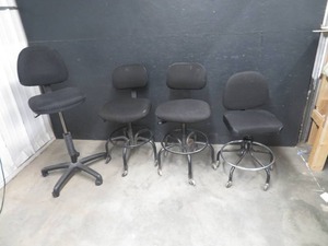 4 ASSORTED OFFICE CHAIRS