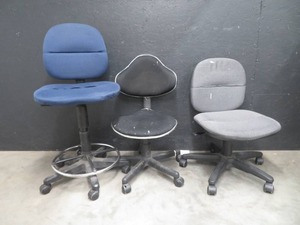 3 ASSORTED OFFICE CHAIRS
