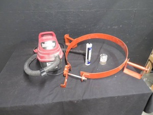 MINI SHOP VAC  PREMIXED MORTAR  CLEAR PVC CEMENT  MECO DRUM CADDY