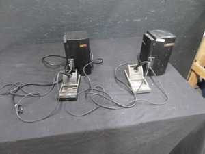 2 SOLDERING PENS WITH ELECTRICAL BOXES