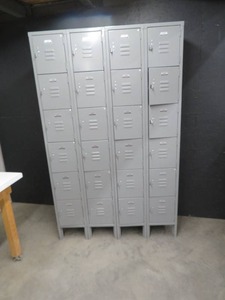 1, 4 X 6 INDUSTRIAL LOCKER (24 INDIVIDUAL LOCKERS)