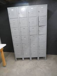 1, 4 X 6 INDUSTRIAL LOCKER (24 INDIVIDUAL LOCKERS)