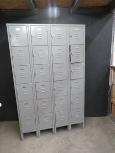 1, 4 X 6 INDUSTRIAL LOCKER (24 INDIVIDUAL LOCKERS)