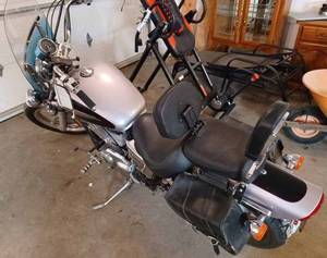 2000 Honda Shadow Spirit  Motorcycle with Optional Passenger Seat and Leather Saddle Bags