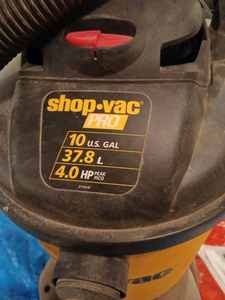 Shop-Vac Pro 4-hp. 10 Gallon Shop-Vac with Attachments