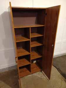 2-Door Storage Cabinet - 30-inches Wide by 71-inches Tall by 16-inches Deep