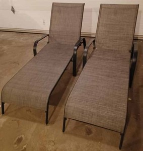 Pair of Chase Lounge Chairs Bought New 9 Months Ago