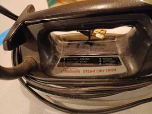 Sunbeam SteamDry Iron with 30-inch Counter Top Ironing Board