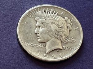 1921 Peace Silver Dollar Coin-The Postal Commemorative Society