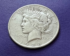 1928-S Peace Silver Dollar Coin-The Postal Commemorative Society