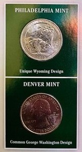 Wyoming Yellowstone National Park 1872 Statehood Quarters