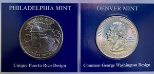 Commonwealth of Puerto Rico 1898 Statehood Quarters