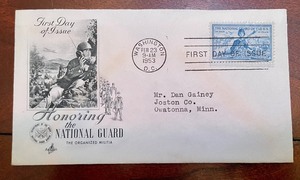 First Day Issue Stamps on Envelopes
