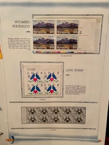 United States Commemorative Stamp Book 1989-1992