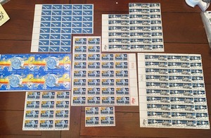 Variety of U.S. Collectible Space Themed Stamps