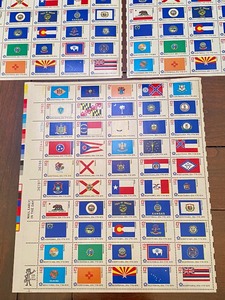 (3) Uncut Bicentennial Stamp Panes